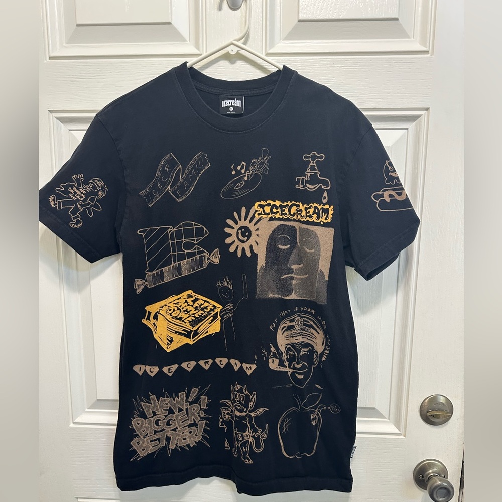 Icecream Black T-Shirt
